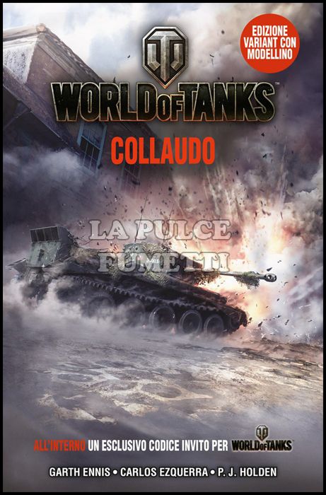100% PANINI COMICS - WORLD OF TANKS # 1: ROLL OUT - VARIANT + MODELLINO SHERMAN